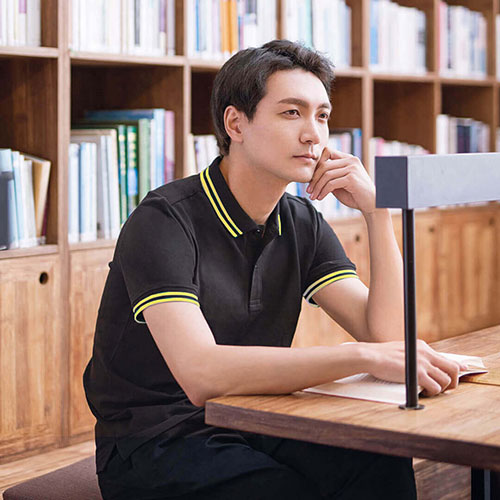 Xiaomi 90 GOFUN Classic Lapel Polo Shirt Navy Blue